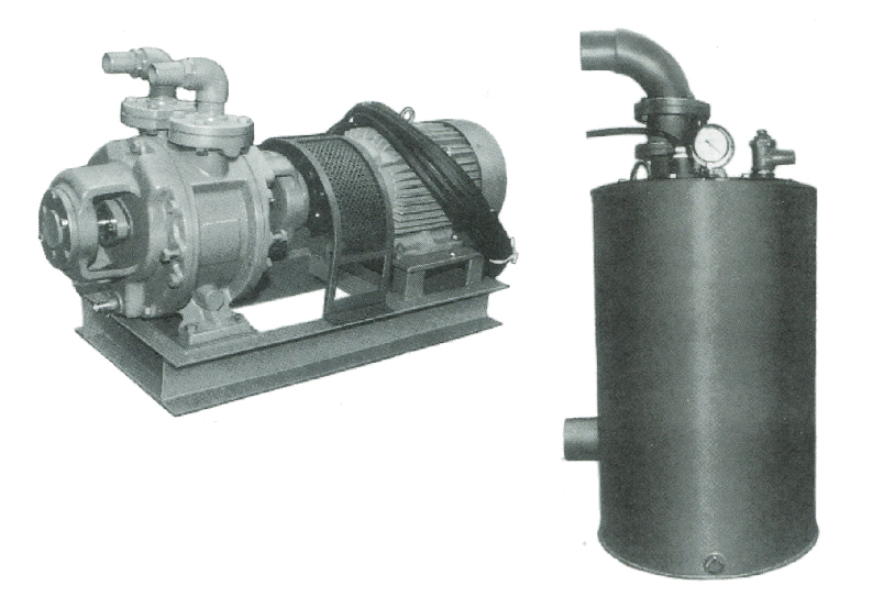 エルモ型真空ポンプ＋水中ポンプ内蔵型排水ポンプ